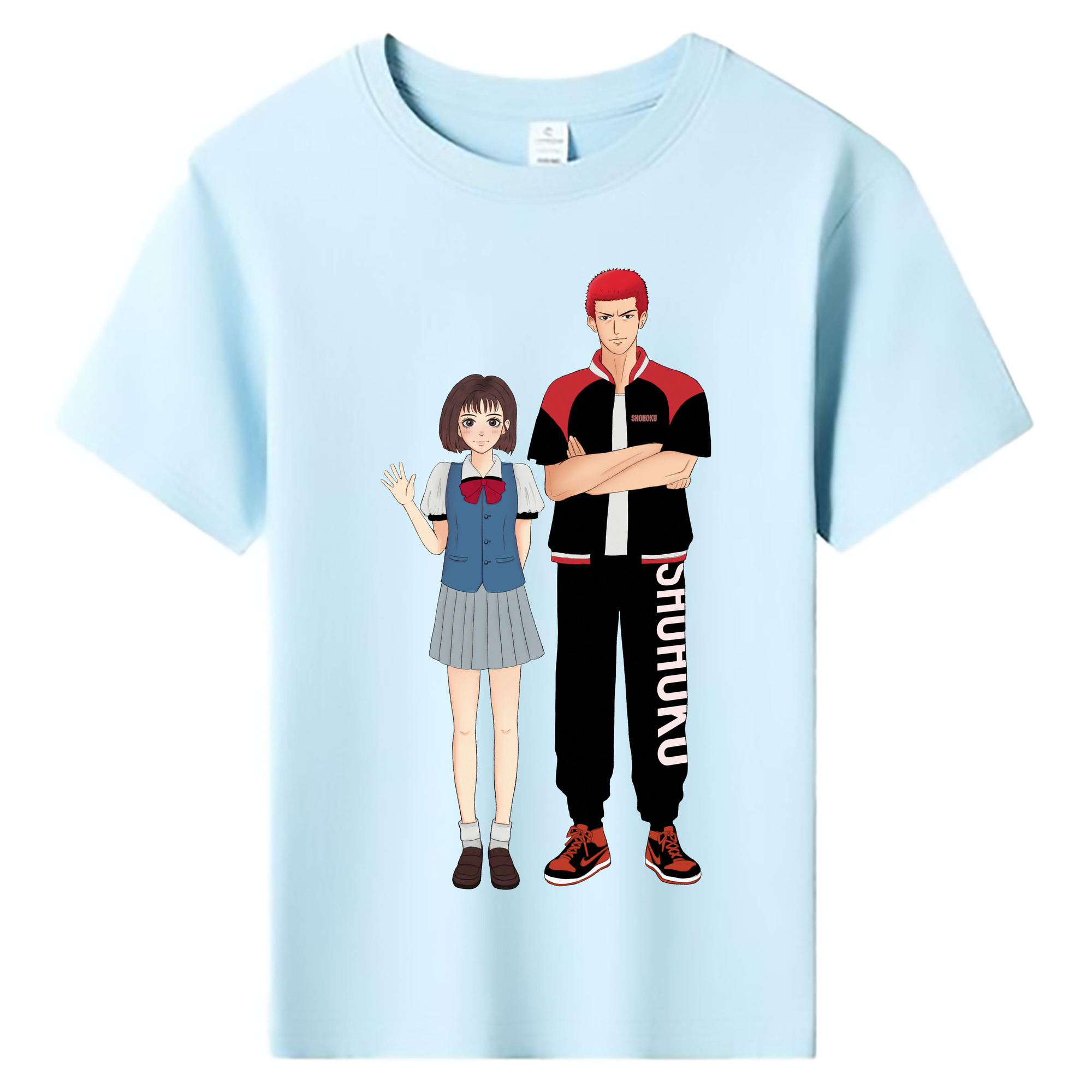 （画像用） SLAM DUNK／スラムダンク 綿100％キッズTシャツ（フロントプリント）